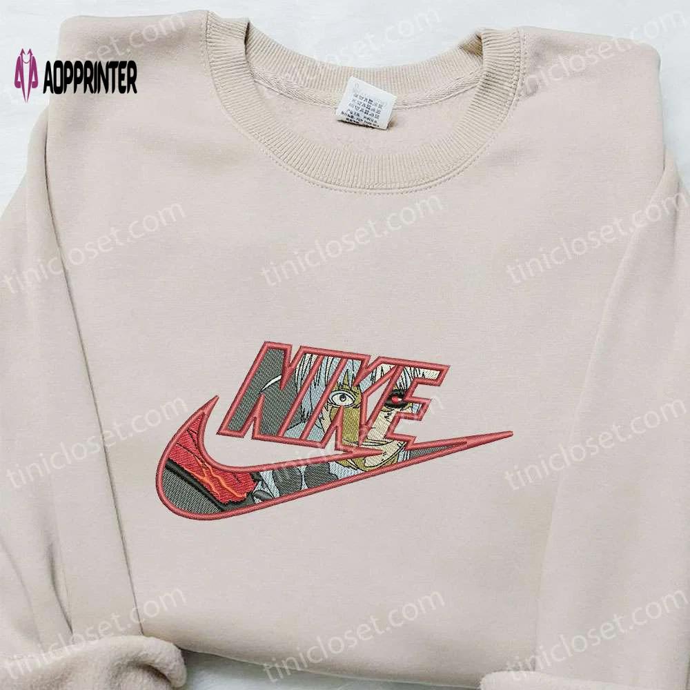 Nike x ken kaneki anime embroidered sweatshirt: tokyo ghoul hoodie perfect family birthday gift Embroidered Shirt