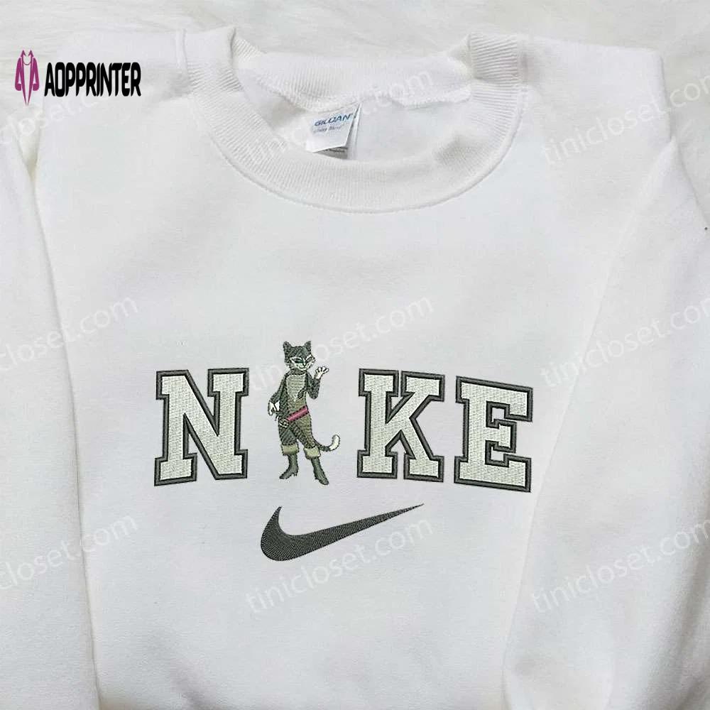 Nike x kitty softpaws embroidered shirt: cartoon-inspired nike shirt Embroidered Shirt