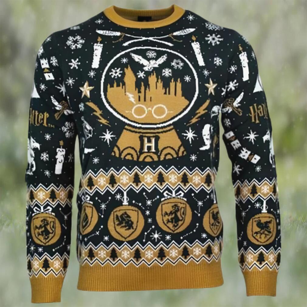 Official harry potter `snow globe ugly christmas sweater Christmas Ugly Sweater
