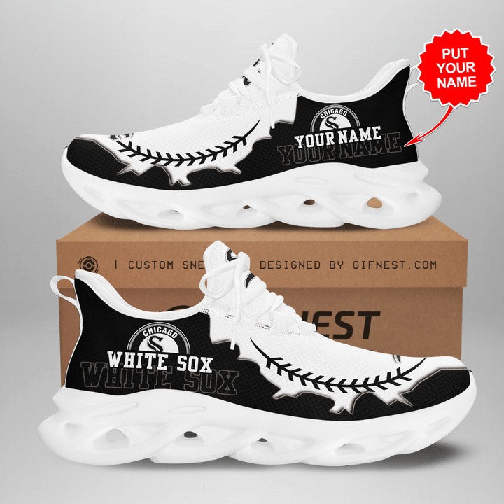Personalized chicago white sox max soul shoes Max Soul Shoes