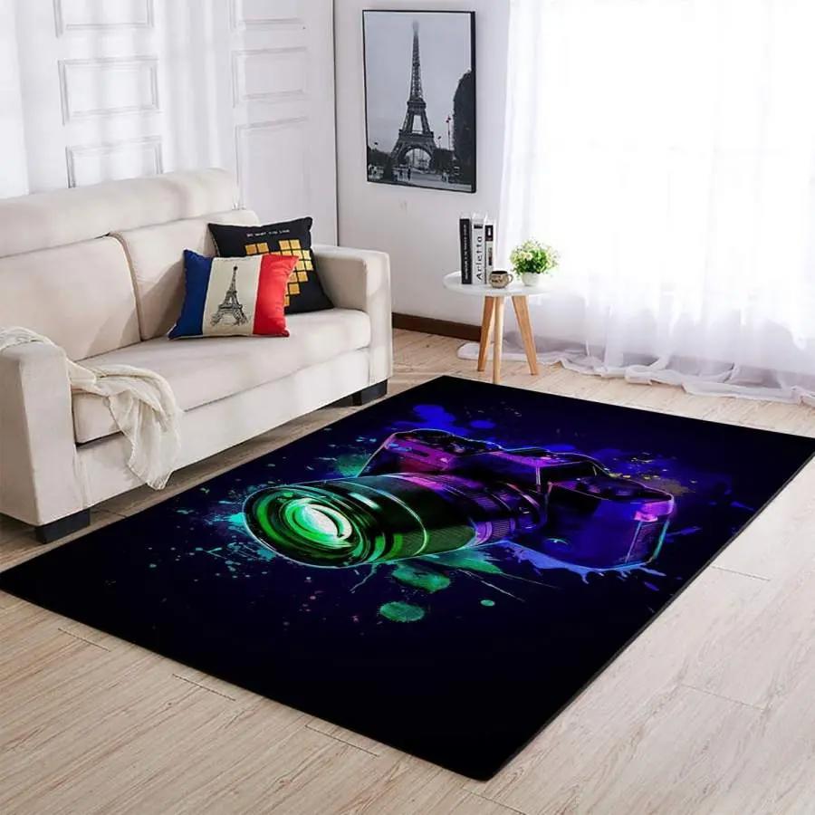 Photography lover camera artwork area rug living room rug home decor floor decor 190926 Rectangle Rug