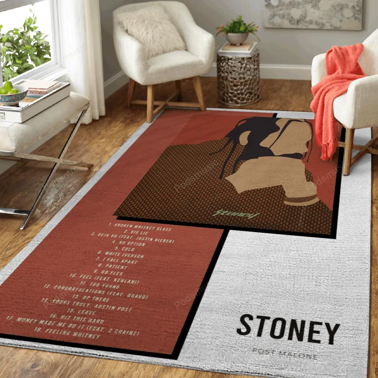 Post malone list music art for fans area rug living room carpet rug regtangle carpet floor decor home decor v11228 Rectangle Rug