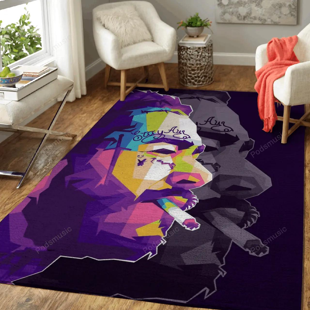 Post malone wpap music art for fans area rug living room carpet rug regtangle carpet floor decor home decor Rectangle Rug