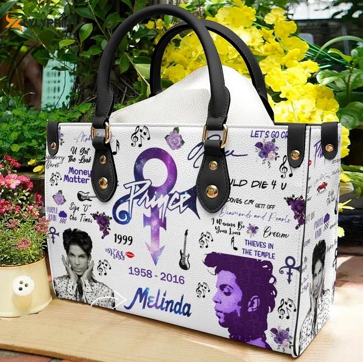 Prince 2 leather handbag gift for women 4457 Women Leather Hand Bag