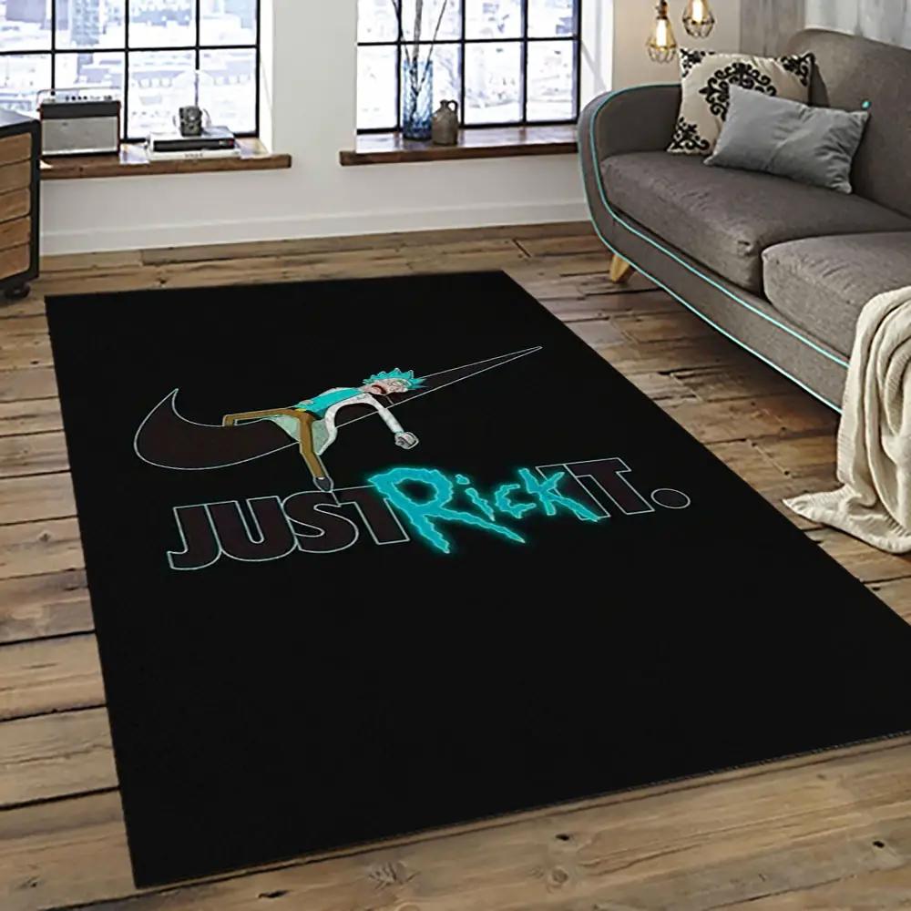 Rick and morty cartoon tv show retangle carpet area rug home decor best gift for family rm18 Rectangle Rug