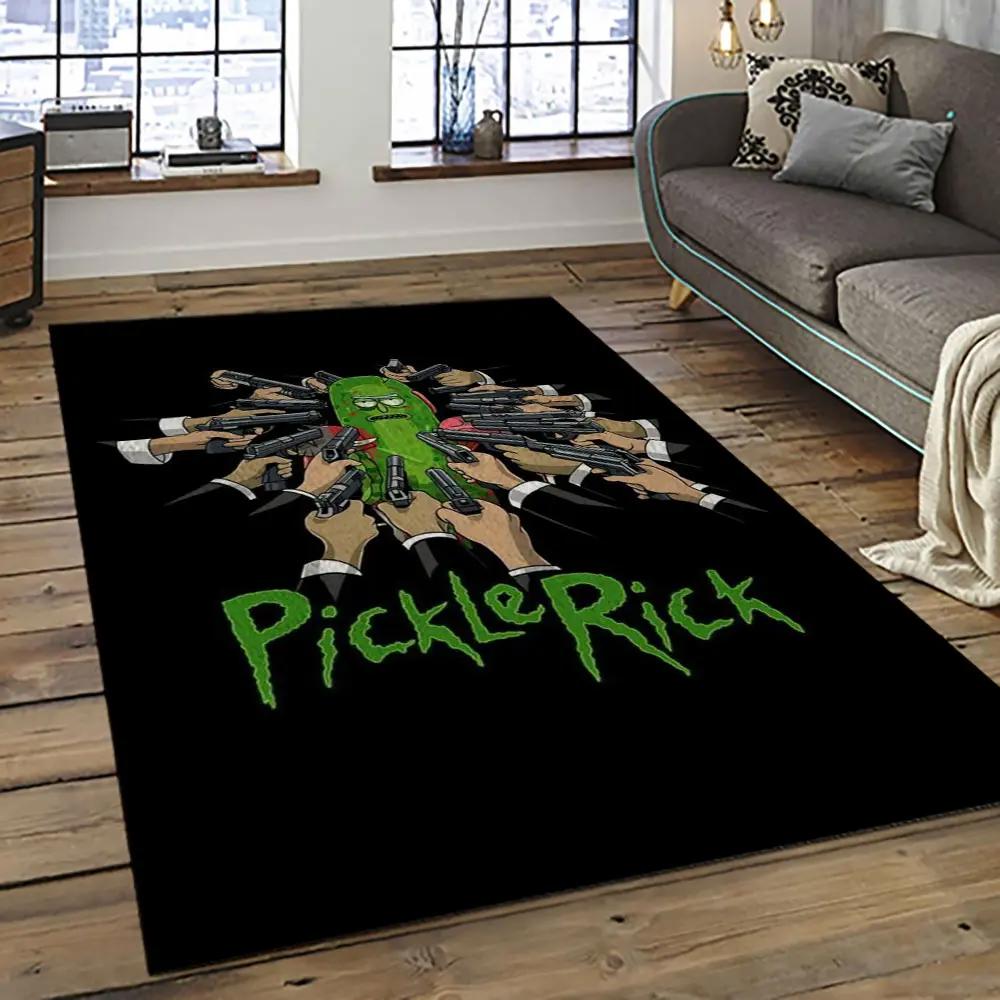 Rick and morty cartoon tv show retangle carpet area rug home decor best gift for family rm33 Rectangle Rug
