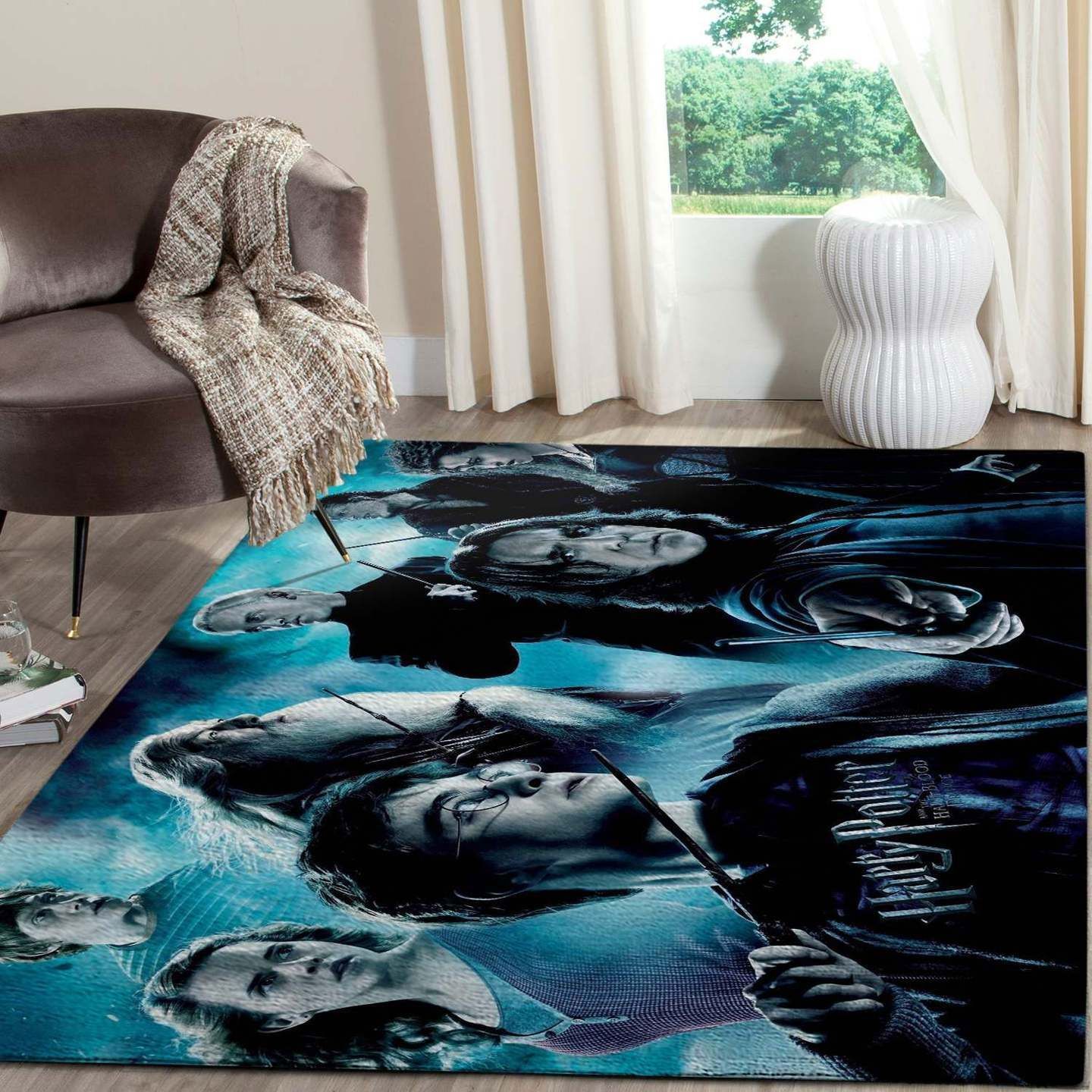 Rugs in living room and bedroom dumbledore and snape Rectangle Rug