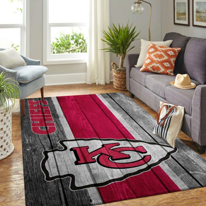 Rugs in living room and bedroom kansas city chiefs Rectangle Rug