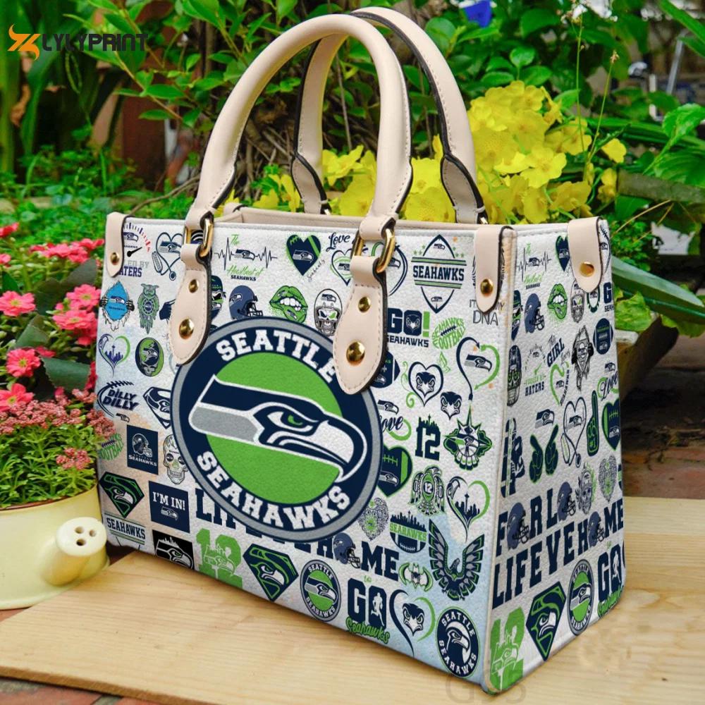 Seattle seahawks i0for women giftand leather bag for women gift 2236 Women Leather Hand Bag