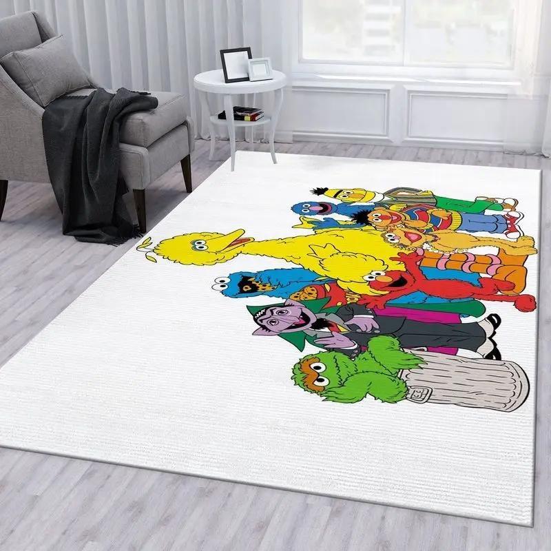 Sesame street 4 area rug living room and bed room rug rug regtangle carpet floor decor home decor Rectangle Rug