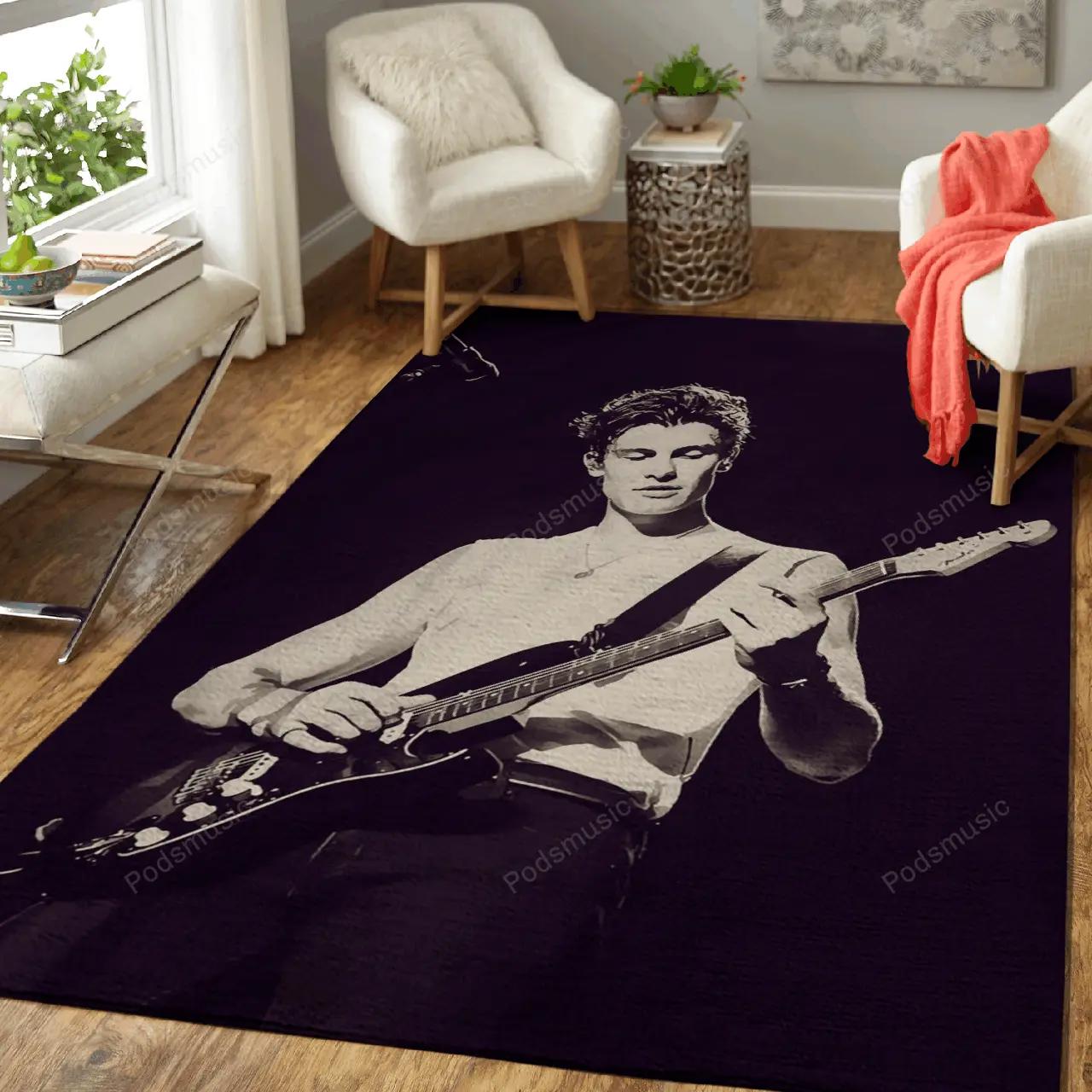 Shawn mendes 113 music art for fans area rug living room carpet rug regtangle carpet floor decor home decor Rectangle Rug