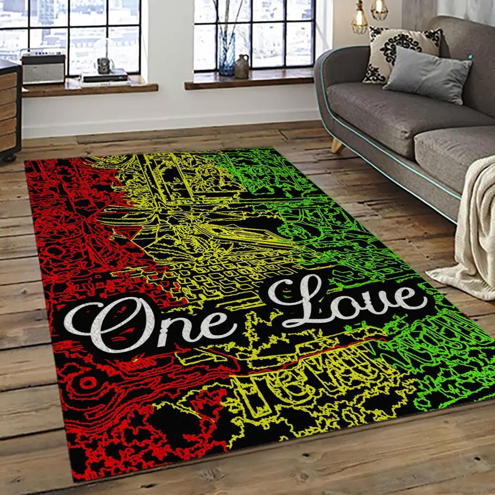 Singer bob marley music carpet rectangle area rug for living room bedroom decor bm04 Rectangle Rug