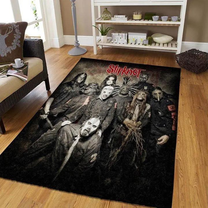 Slipknot area rug music rug regtangle carpet floor decor home decor v5625 Rectangle Rug