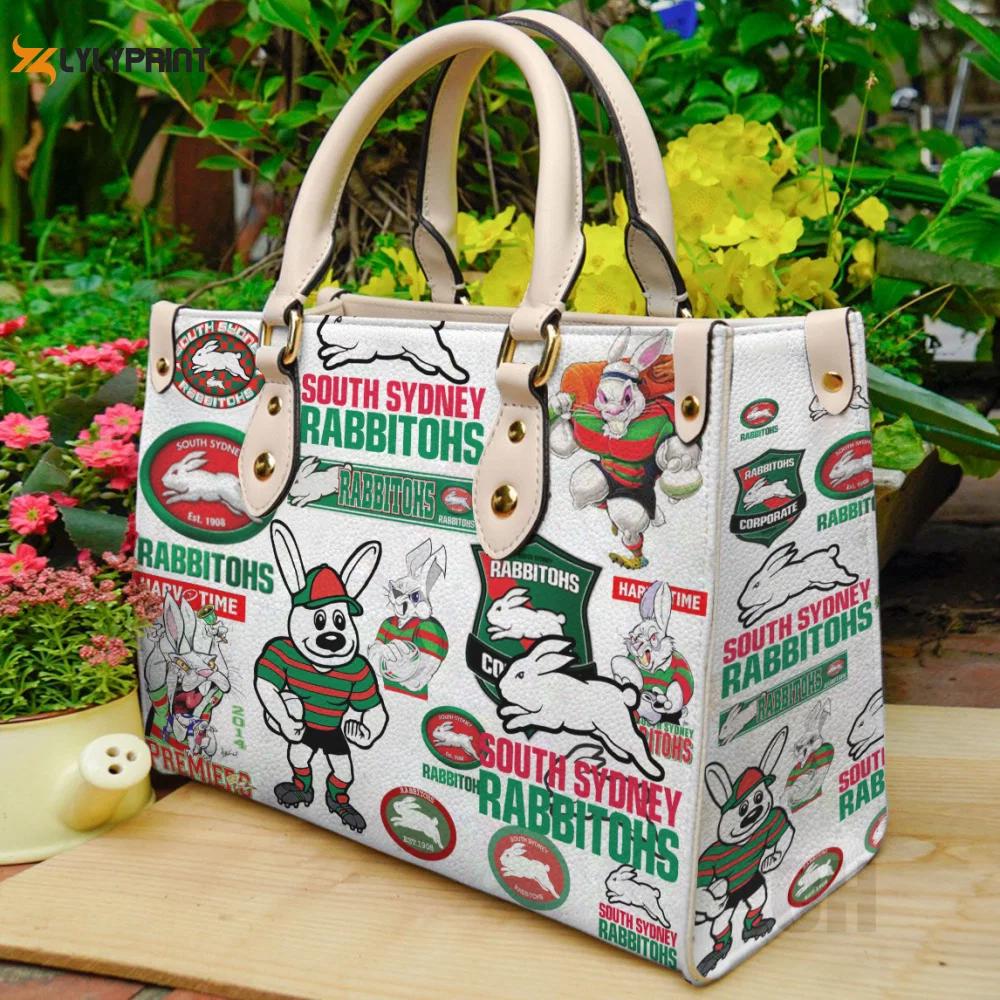 South sydney rabbitohs  leather bag for women gift 1887 Women Leather Hand Bag