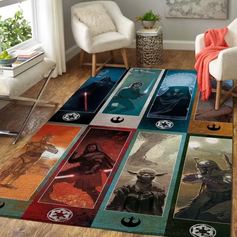 Star wars darth vader movies area rugs living room carpet floor decor the us decor v9 Rectangle Rug