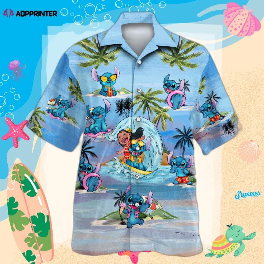 Stitch 11 hawaiian shirt shorts summer 2023 hot Hawaii Shirt