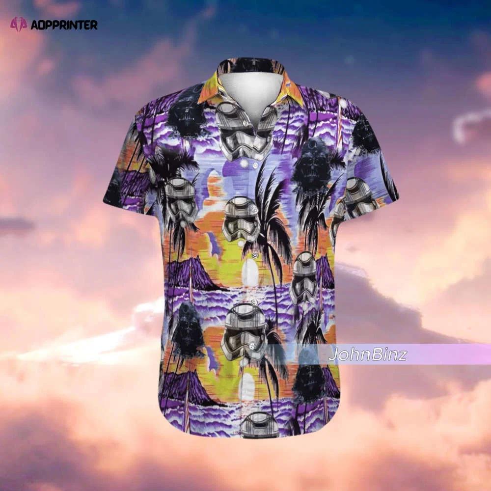 Storm trooper hawaiian shirt – fun dad gift for adults s-5xl unisex button down Hawaii Shirt