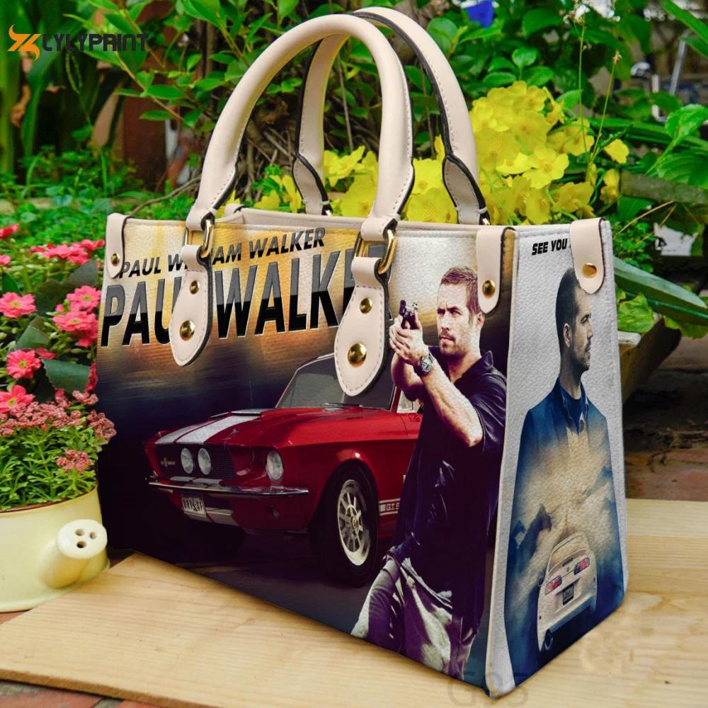 Stylish paul walker 2 leather hand bag gift for women’s day: perfect women s day gift (g95) 3597 Women Leather Hand Bag