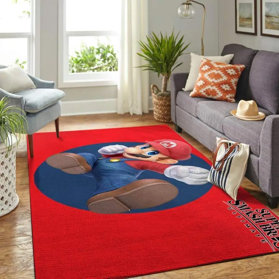 Super smash bros. area rug living room rug home decor gaming gfd 1912238 Rectangle Rug
