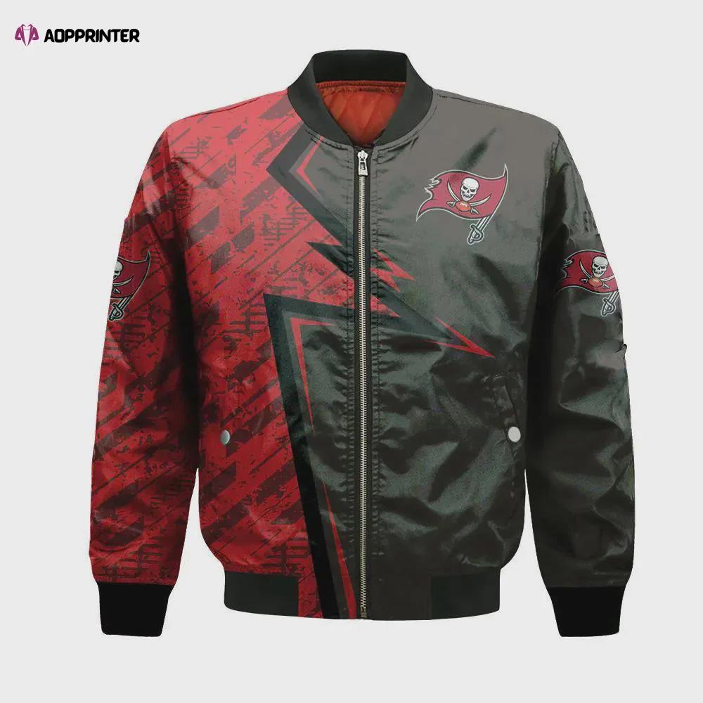 Tampa bay buccaneers bomber jacket 3d printed abstract pattern sport Bomber Jacket