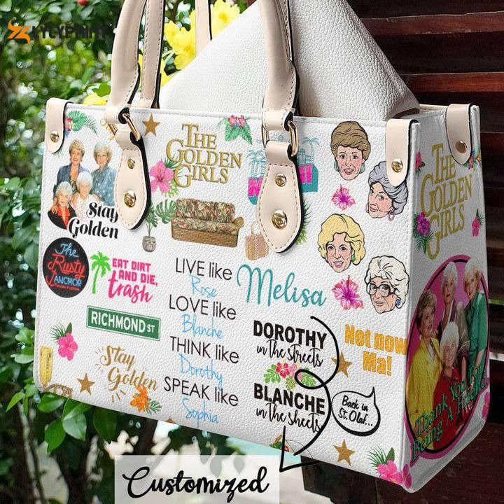 The golden girls a0 hand leather bag for women gift 998 Women Leather Hand Bag