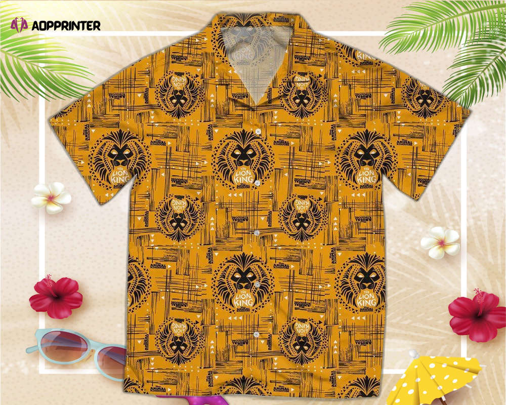 The lion king animal kingdom disney hawaiian shirt, gift for men women Hawaii Shirt
