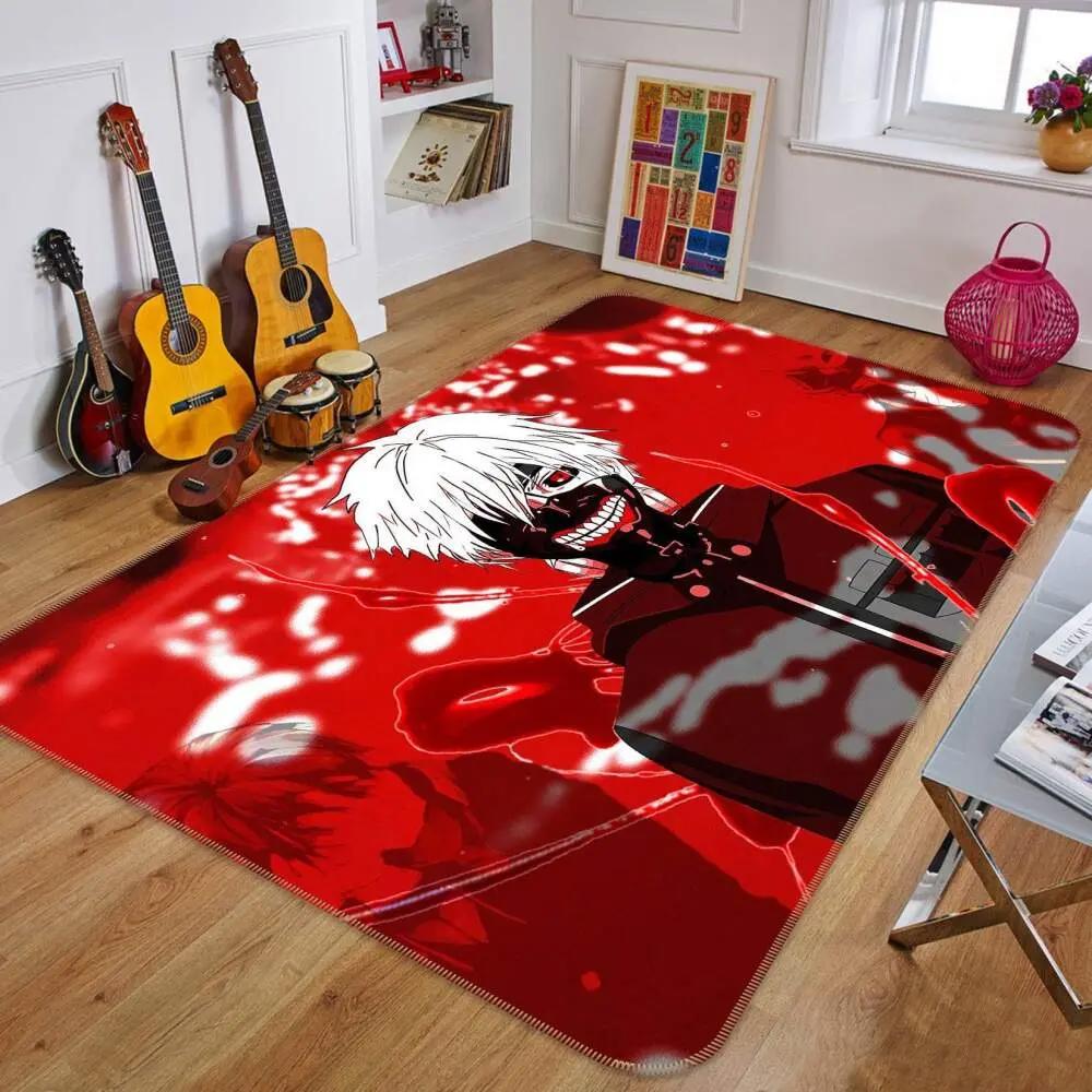 Tokyo ghoul anime 1 area rug living room and bed room rug rug regtangle carpet floor decor home decor Rectangle Rug