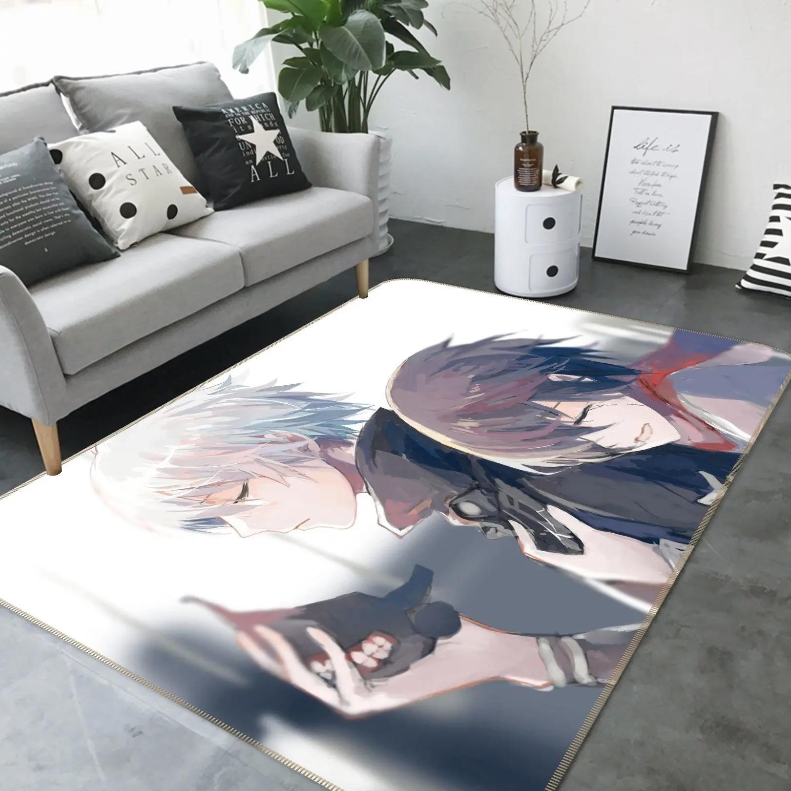 Tokyo ghoul anime 10 area rug living room and bed room rug rug regtangle carpet floor decor home decor Rectangle Rug