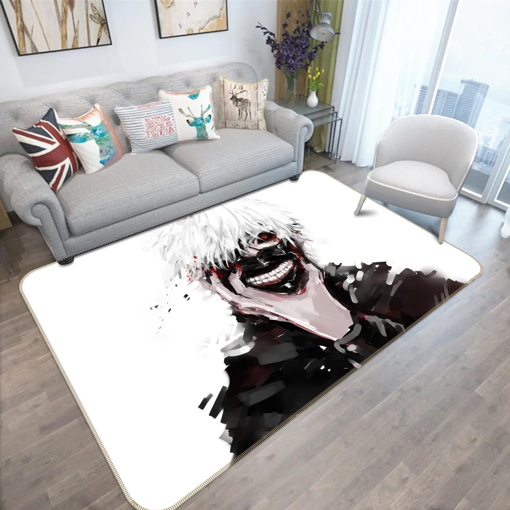 Tokyo ghoul anime 4 area rug living room and bed room rug rug regtangle carpet floor decor home decor Rectangle Rug