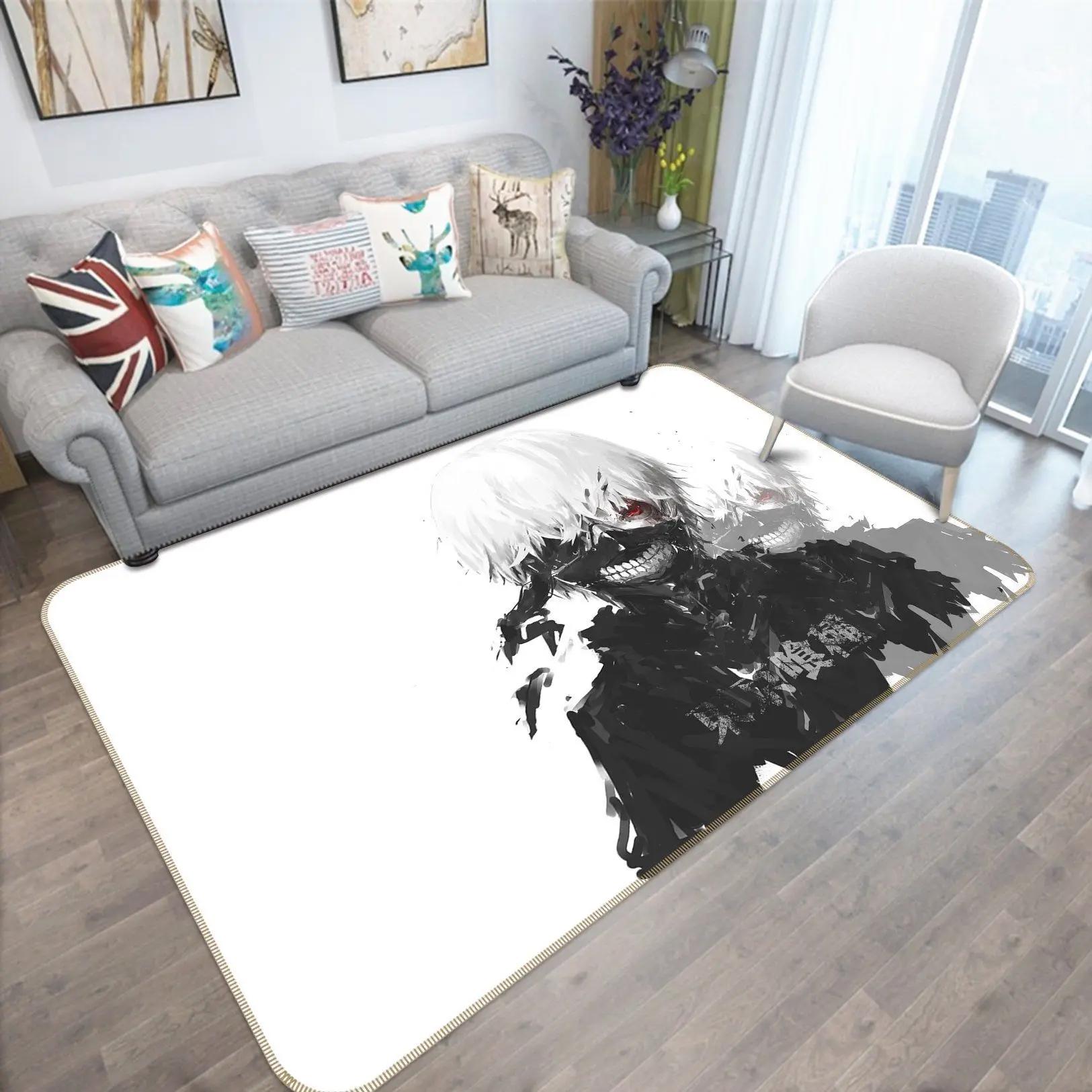 Tokyo ghoul anime 5 area rug living room and bed room rug rug regtangle carpet floor decor home decor Rectangle Rug
