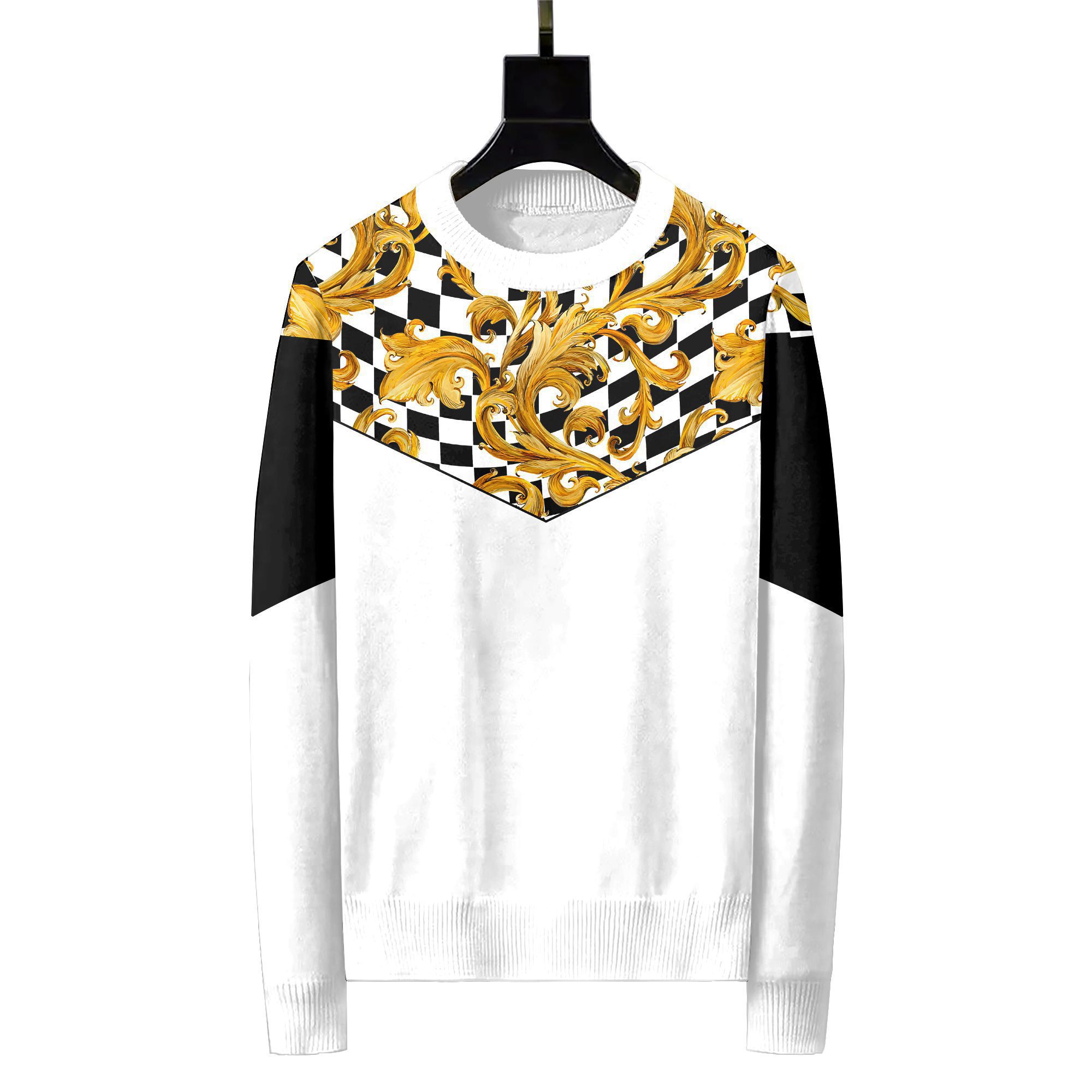 Versace luxury ugly sweater for winter hot 2024  style 806 Christmas Ugly Sweater