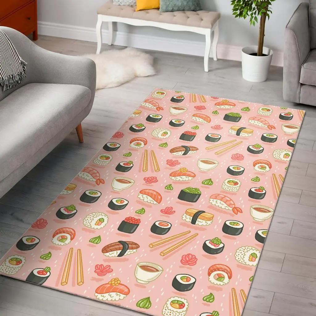 Yummy banana pattern print area rug living room rug home decor Rectangle Rug