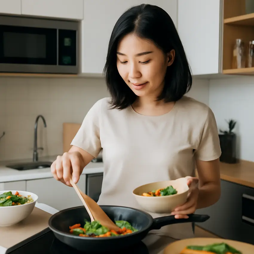 Bí Quyết Nấu Ăn Cho Người Độc Thân Ở Căn Hộ Mini Hiện Đại