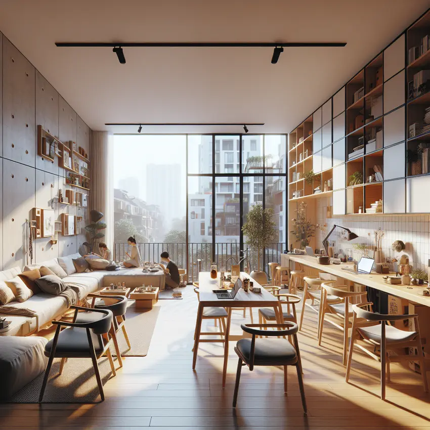 Căn hộ mini cho thuê coworking: Không gian sống và làm việc lý tưởng tại Hà Nội