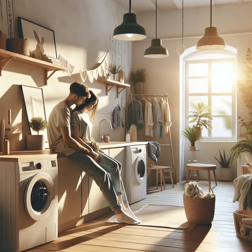 Giặt Giũ Tiết Kiệm Cho Cặp Đôi Trẻ Tại Căn Hộ Mini Hiện Đại