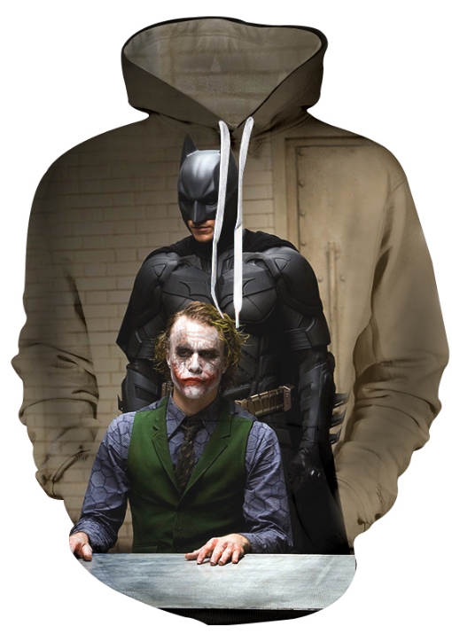 Batman and joker movie 3d hoodie