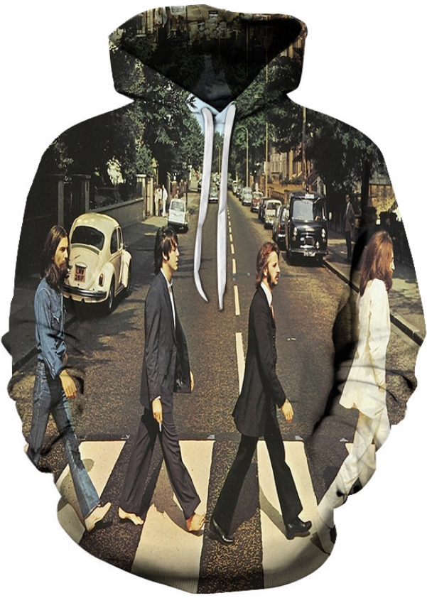 Beatles abbey road 3d hoodie