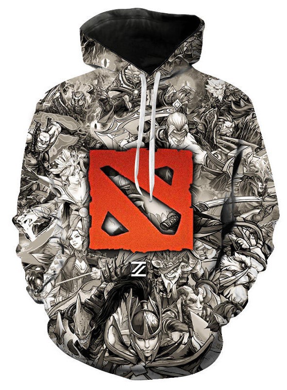 Dota 2 pc games 3d hoodie