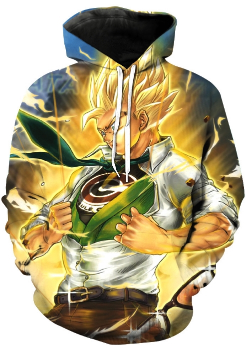 Dragon ball energy boost 3d hoodie
