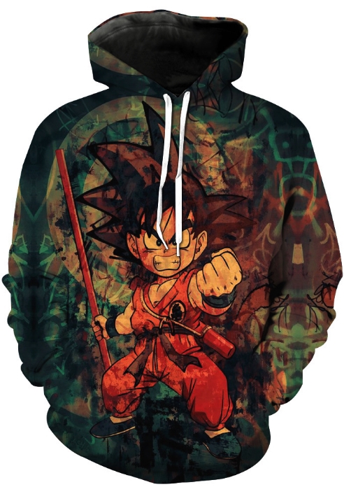 Dragon ball mini goku 3d hoodie