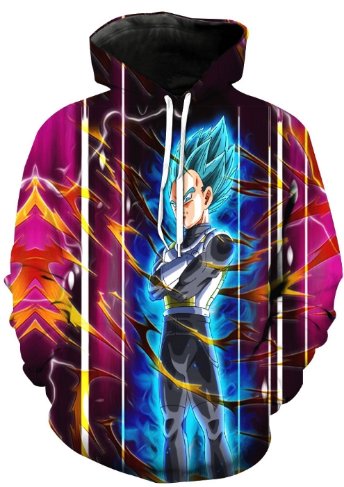 Dragon ball power energy 3d hoodie