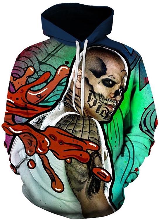 El diabloe suicide squad 3d street wear hoodie