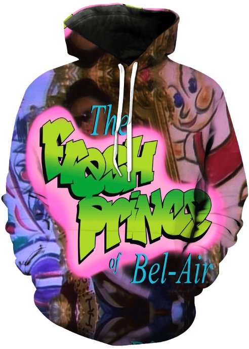 Fresh prince of bel air 3d street wear hoodie
