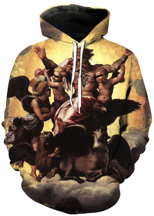 Greek god swag 3d hoodie