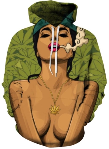 Herb chick 3d hoodie