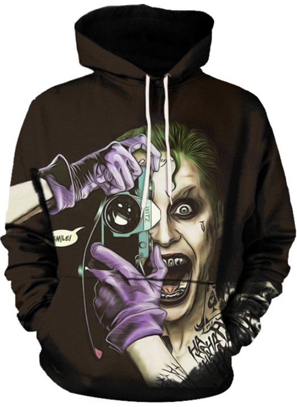 Joker camera say cheese 3d hoodie