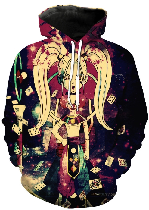 Joker clown harley quinn 3d street wear hoodie
