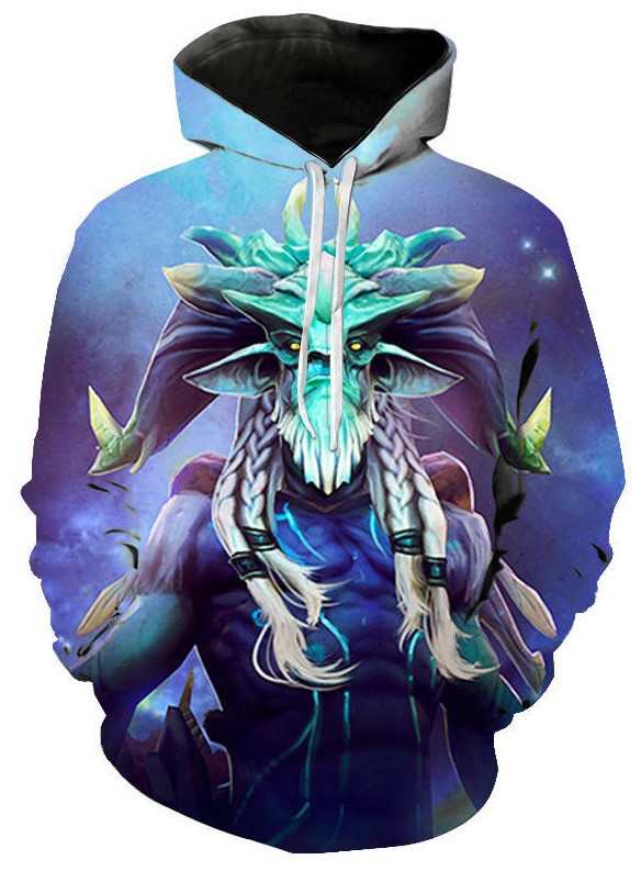 Leshrac dota 2 3d hoodie