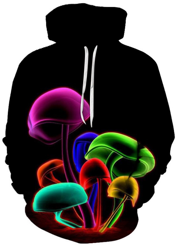 Magic mushroom 3d street wear hoodie