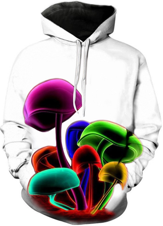Magic mushroom trip 3d street wear hoodie